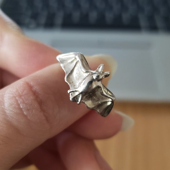 Sterling Silver Bat Ring - Picture 4 of 4